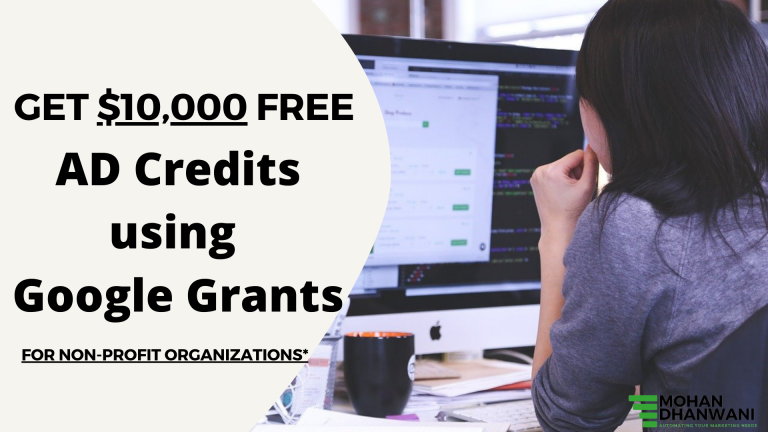 How to get $10,000 worth AD Credits from Google Grants for Non-Profit Organization
